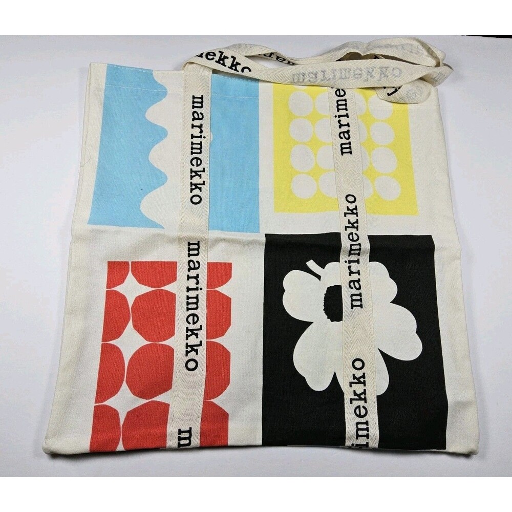 Marimekko Geometric Flower Lightweight Tote Bag